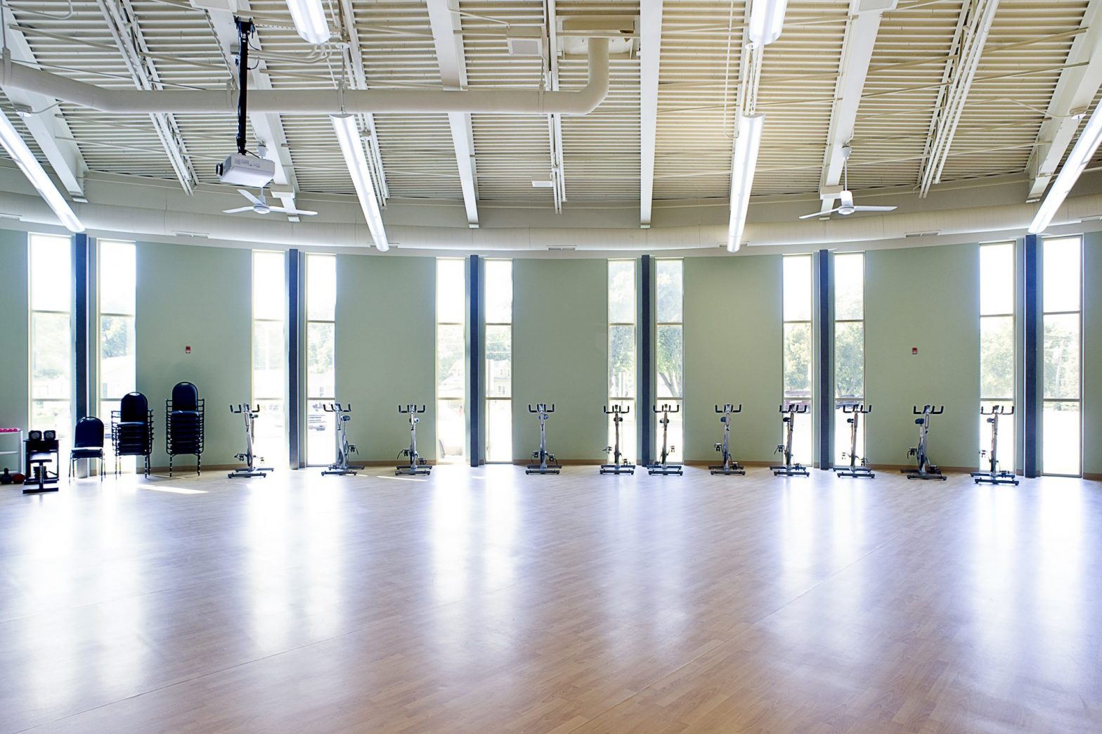 aerobic workout room