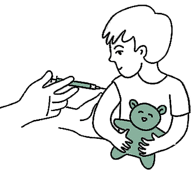 Child Getting A Vaccine