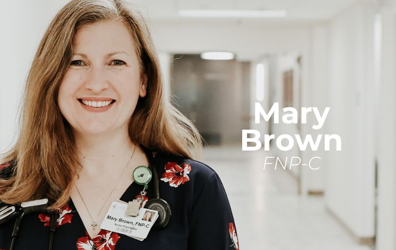 Mary Brown, FNP-C at Hegg Health Center in Rock Valley, IA